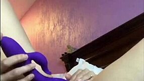 Masturbating nicely with my dildo for my best friend's buddy