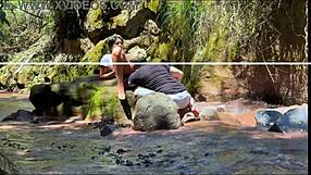 Amateur Couple Fucks Stepbrother In River Publicly