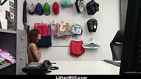 STRICT MALL OFFICER STRIP SEARCHES SHOPLIFTING MILF