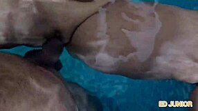 Nympho actress screams, 'Fuck me hard in the pool!'