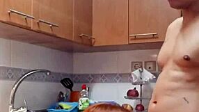 Devouring My Mother-in-Law's Wet Vagina for Breakfast in the Kitchen