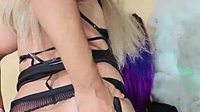 Transexual bailando sexual y rico with crossdressing transsexual dance