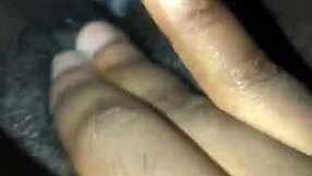 Muscular Ebony Woman Masturbates Her Wet Big Pussy Alone
