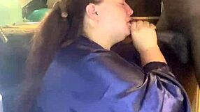 i give the best sloppy blowjob with my bbw body on that big black monster cock.