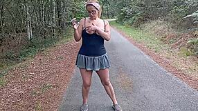 Meryledyxxx Smokes While Masturbating Publicly And Taking Anal.