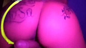 beautiful brunette with big tits gets fucked by big black cock