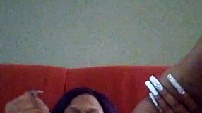 Ebony Girl Makes Herself Creamy!