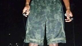 Interview in the Park with Mature Skinny Amateurs from USA