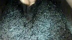 Muscular Ebony Woman Masturbates Her Wet Big Pussy Alone