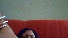 Ebony Girl Makes Herself Creamy!