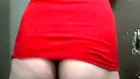 Fat booty tranny in dress shows off her shemale body and engages in transsexual activities