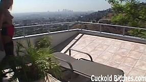 Wife Humiliates Cuck With Interracial Cock.