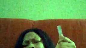 Ebony Girl Makes Herself Creamy!