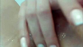 Busty Teen Hints At Fingering Her Shaved Pussy To Squirt