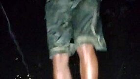 Interview in the Park with Mature Skinny Amateurs from USA