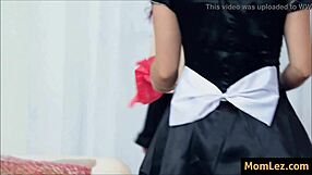 Good step daughters performing chores for their stepmom in the household