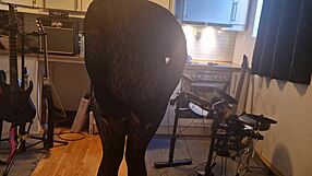 Wanted Production star Kit Willer gets ass ripped open in kitchen for Honey’s big cock