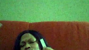 Ebony Girl Makes Herself Creamy!