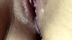 Latina masturbates with dildo solo