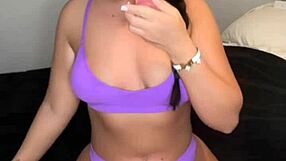 British Exchange Student Horny Solo Masturbation on Webcam