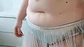 Man, I love watching this belly dance with a big ass BBW!
