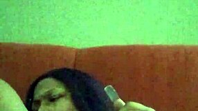 Ebony Girl Makes Herself Creamy!