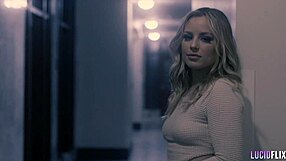 Anna Claire Clouds performs deepthroat and blowjob in episode