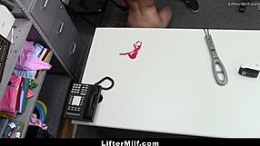 STRICT MALL OFFICER STRIP SEARCHES SHOPLIFTING MILF