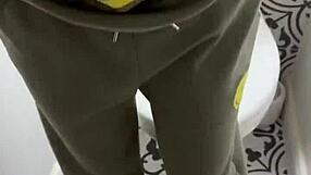 Caught her peeing, what’s she hiding from me?