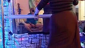 hotwife steffi brown dances with her slit pussy exposed