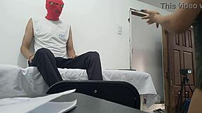 A Very Feminine Doctor Masturbates in Front of a Patient While Providing Medical Care