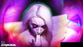 lola fae is a cum lover with a foot fetish