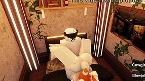 Slutty Traffic Cone Receives Blowjob And Domination From Master