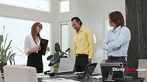 Karen's secret issue might just flip the office vibe with a wild 3some.