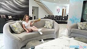 Petite teen mira monroe enjoys time with big dick player brad newman