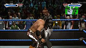 Marissa challenges John Morrison in a heated match