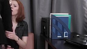 Ideal gets tempted by her elderly teacher for a hardcore blowjob and shaved cunt drilling in reality