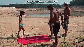 this cute girl prefers sucking dicks over anal in a threesome