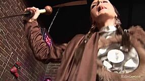 Milf brunette rides and sucks cock eagerly