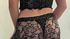 Dance 1 With Latina In See Through Dress