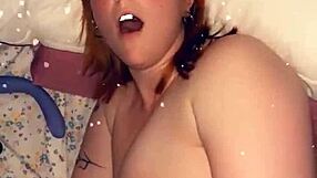 Are you ready for day 5 of Christmas orgasms? Pregnant and rolling eyes!