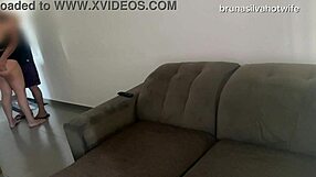 Damn! Married woman drilled in ass while husband works!