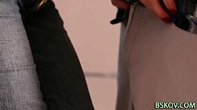 Titfucked milf pornstar takes hardcore pounding with redhead flair and facial finish