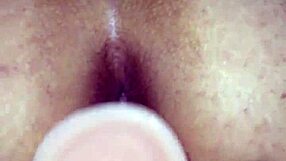 Hot Bbw Latina Gf's Phat Ass Fucked By Bf With Dildo In Wet Pussy