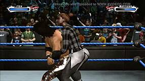 Marissa challenges John Morrison in a heated match