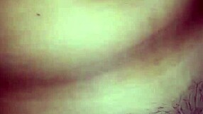 Asian huge hairy pussy cum on belly