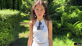 Insane! Russian Girl Agrees to Group Sex for Cash in Wild Quickie!