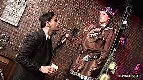 Milf brunette rides and sucks cock eagerly