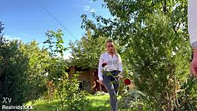 last summer's memory with a milf blowjob and facial