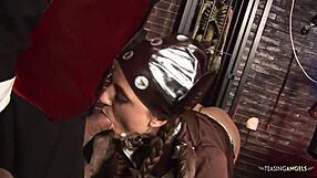 Milf brunette rides and sucks cock eagerly